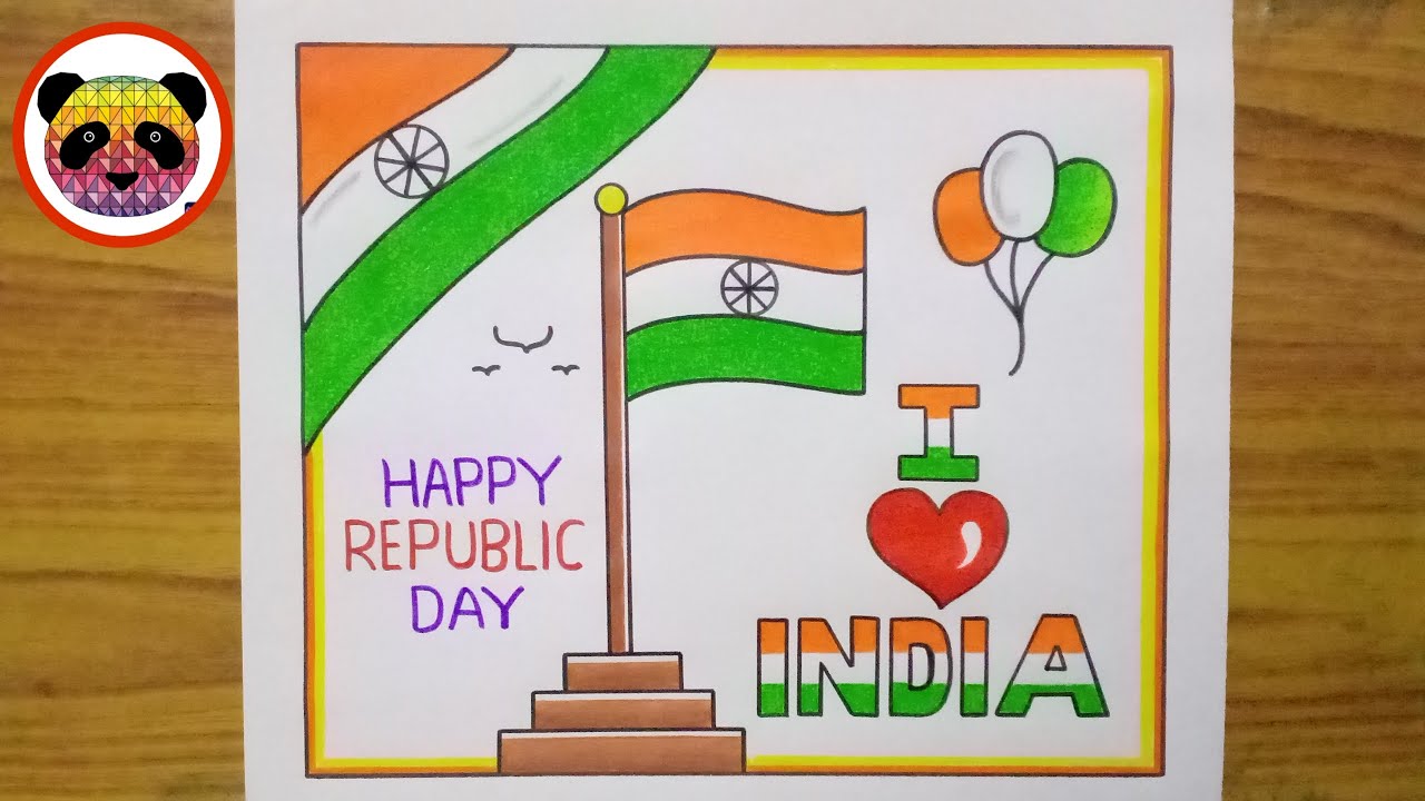 Poster Design For Republic Day In India Eps Sign Drawing Vector, Eps, Sign,  Drawing PNG and Vector with Transparent Background for Free Download